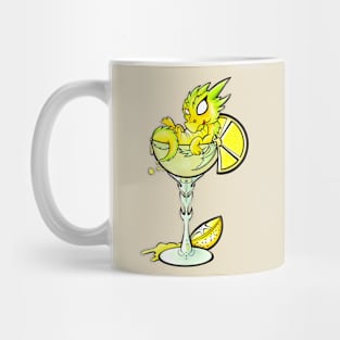 Lemon cocktail dragon Mug